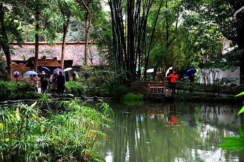 【走进草原,走进四川】杜甫草堂之好雨草堂春满园  成都杜甫草堂 旅行