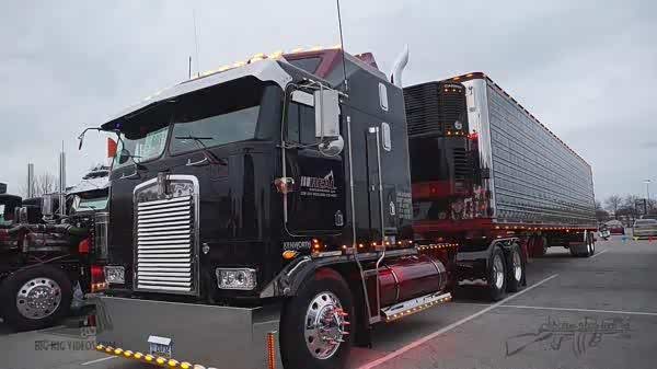 求它变个形 实拍肯沃斯美式重型卡车