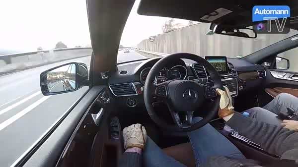 主驾视角呈现 奔驰gls 500山路狂飙