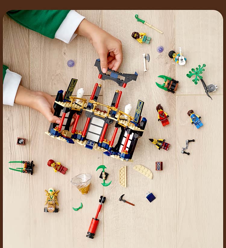 乐高(lego)积木 幻影忍者系列 71735 元素擂台赛_家家商城_汽车之家