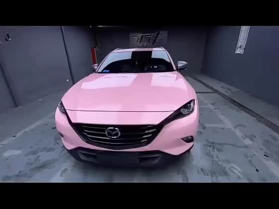 女生超爱的马自达cx-4,粉色超抢眼