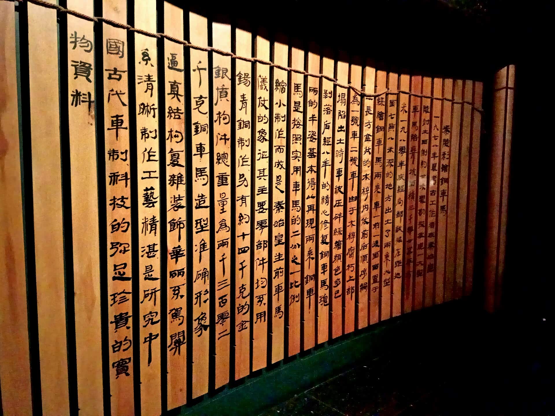 铜马车展馆的文字介绍,也是本次游记中唯一没有路人甲的照片,且行且