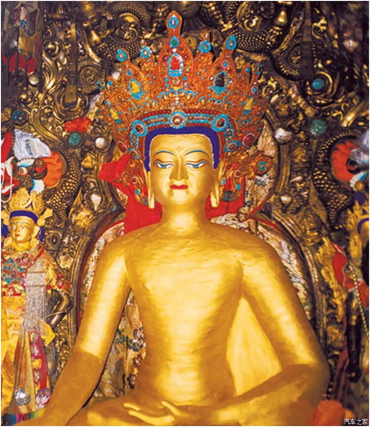 释迦牟尼12岁等身像.寺内禁止拍照,图片来自网络.