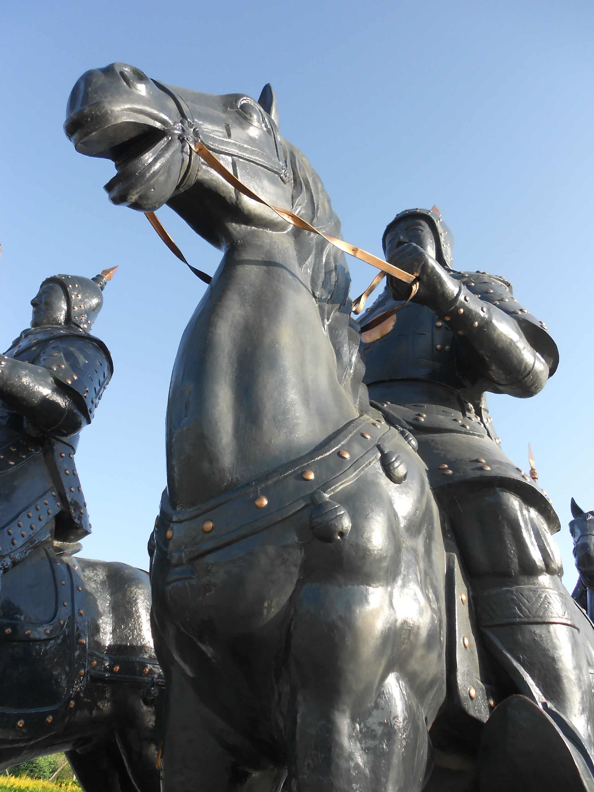 战马嘶鸣,游牧民族的象征.