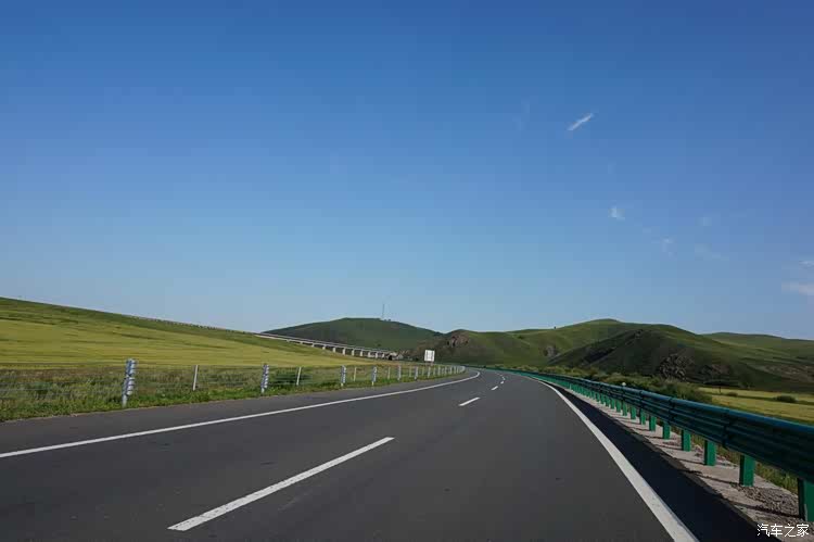 顺着s203省道一直能走到满洲里,路况很好