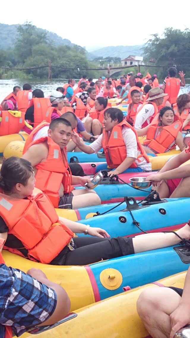 七夕吉林m4总会携红牛蛟河漂流祈福之旅