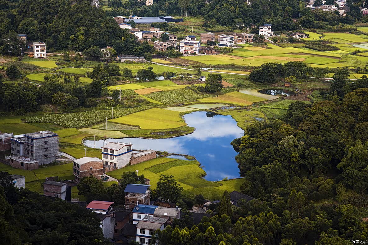 精哈弗h9打卡网红景点桂林田心村