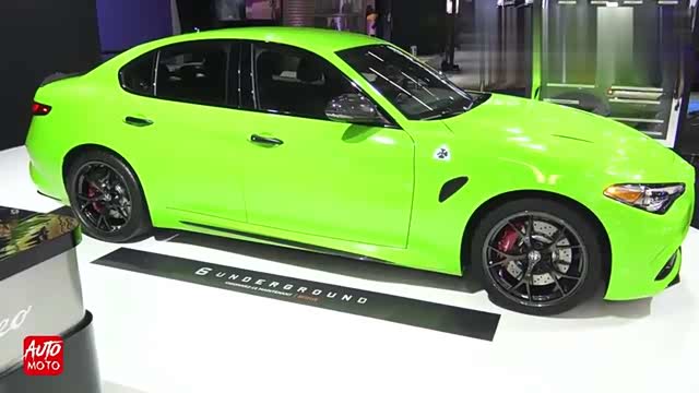 高清实拍最新款阿尔法罗密欧giulia