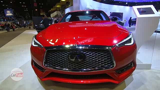 2020新款英菲尼迪q60s车展实拍高端大气