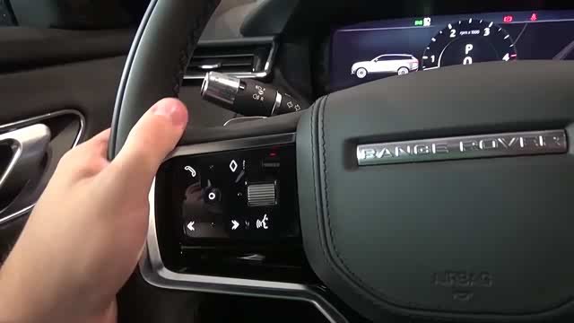 2022款rangerovervelarrdynamicd300方向盘配有功能按键