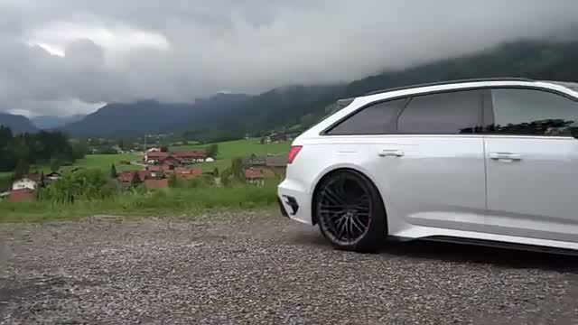 实拍2021款奥迪rs6rabt版