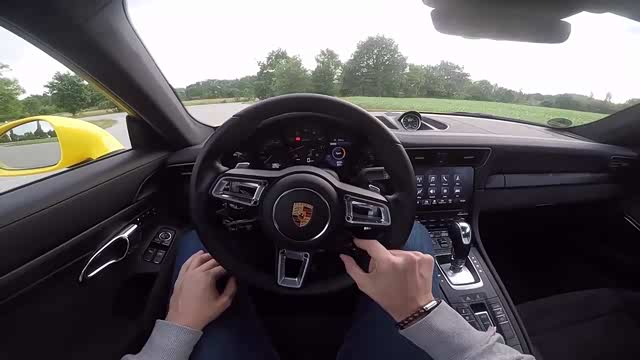 第一视角试驾保时捷911gtscoupe!高速公路