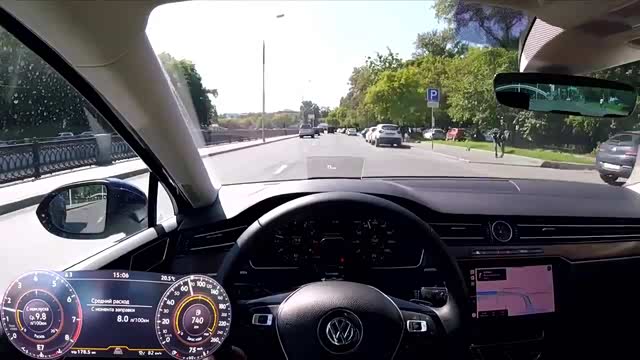 大众帕萨特主视角驾驶