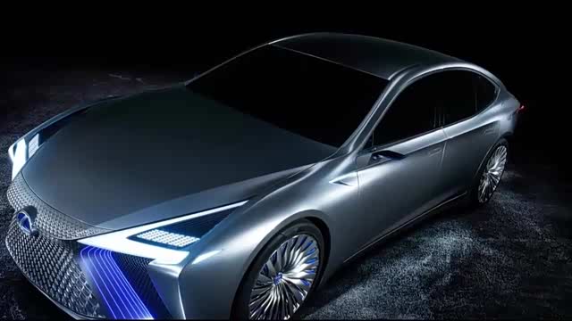 lexusls概念车展示视频动力强
