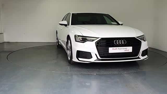 气派稳重不失帅气运动白色奥迪a6展示欣赏