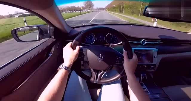 2020款玛莎拉蒂总裁gts按下钥匙坐进驾驶室那刻我心动了