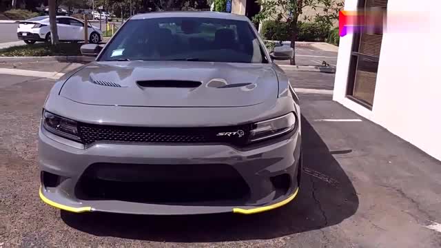 一匹渴望战斗的马,实拍道奇战马srt hellcat